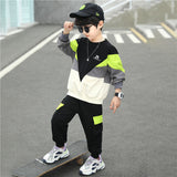 Children's Clothing Sets Boys' Autumn Big Baby Coat+pant Two-piece Sport Suit 4-12 Ages Kids Boutique Clothes Wholesale