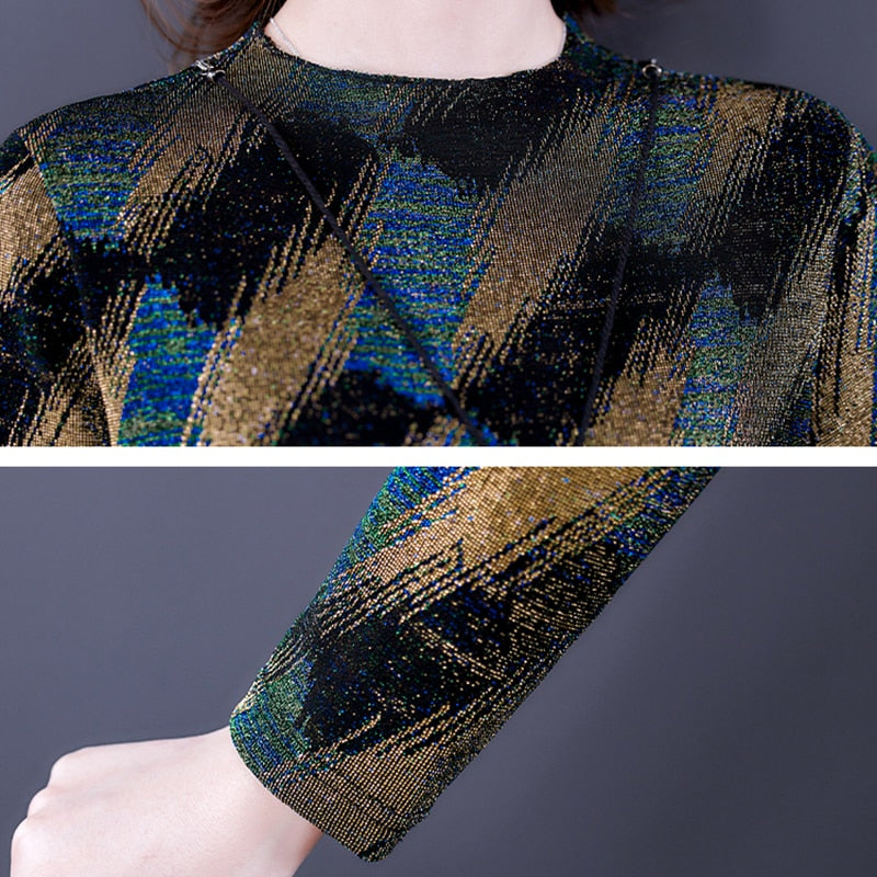 Women Knitted Striped Midi Dresses Autumn Winter Plus Velvet Thick Warm Dress 2023 Korean Vintage Elegant Loose Waist Vestidos