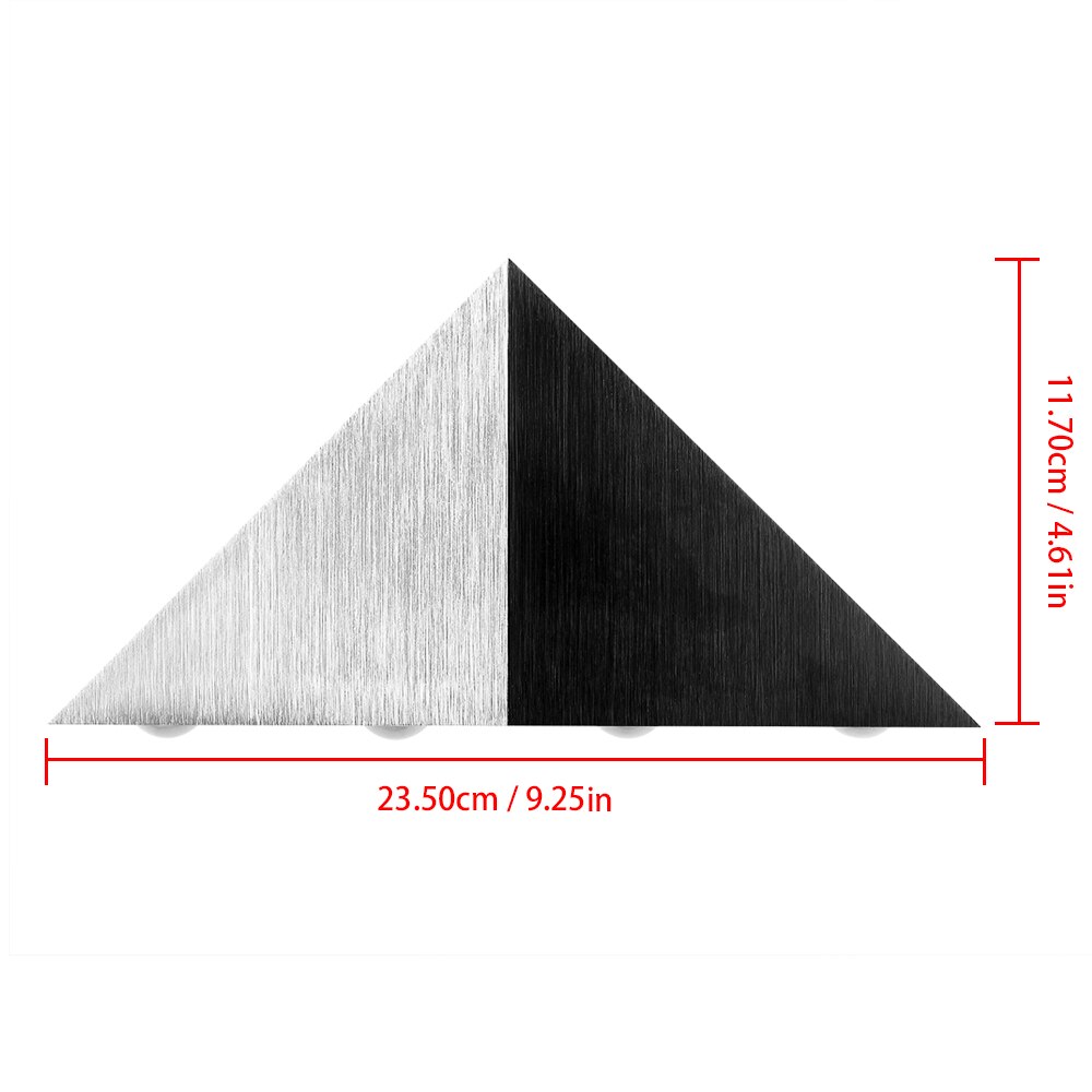 Modern Triangle 5W LED Wall Sconce Light Fixture Hallway Up Down Wall Lamp Home Theater Studio Restaurant Hotel Decor Lighting