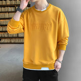 New Male Sweatshirt Small Details Design Tops Men Long Sleeve Asual T-shirt Popular Jacket Coat Boys Clothing Fashion For Autumn