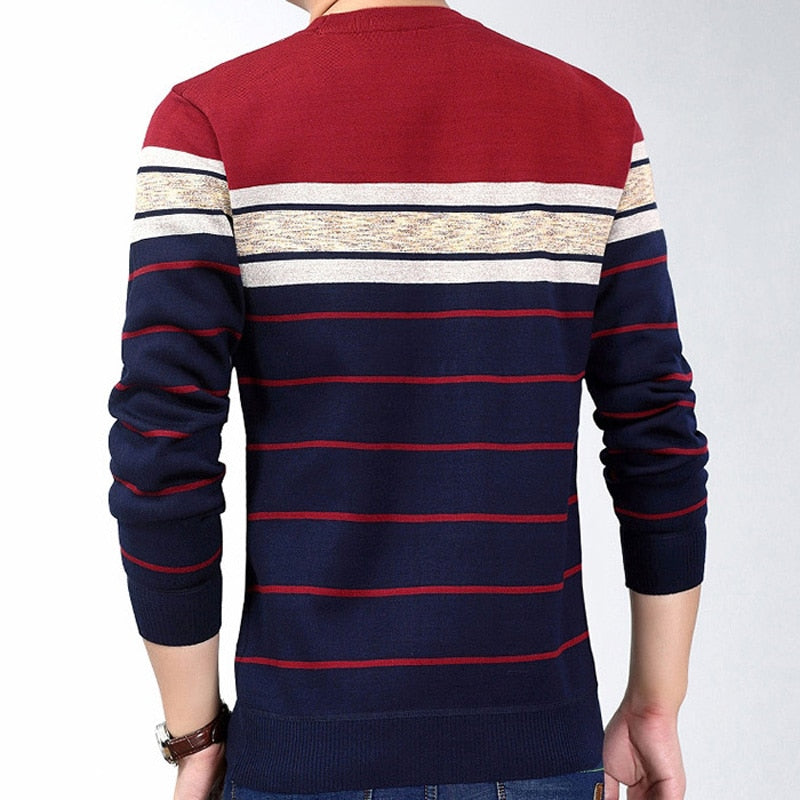 2023 Fashion Casual Clothing Social Fitness Bodybuilding Striped T Shirts Men T-shirt Jersey Tee Shirt Pullover Sweater Camisa