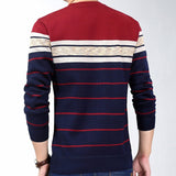 2023 Fashion Casual Clothing Social Fitness Bodybuilding Striped T Shirts Men T-shirt Jersey Tee Shirt Pullover Sweater Camisa