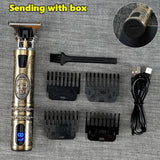 New Electric Hair Trimmer Cordless Shaver Beard Trimmer Electric Shaver for Men 0mm Men Barber Hair Cutting Machine For Men