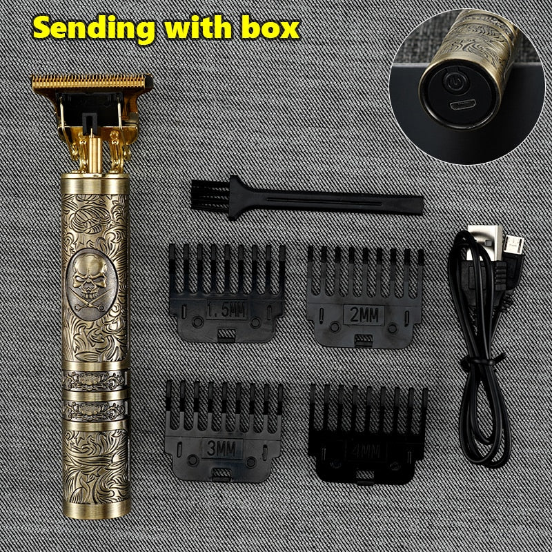 New Electric Hair Trimmer Cordless Shaver Beard Trimmer Electric Shaver for Men 0mm Men Barber Hair Cutting Machine For Men