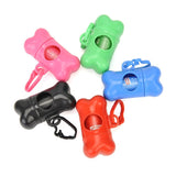 Pet Garbage Bag Storage Box Out Dog Poop Cleaning Storage Bag Bone Plastic Pet Small Dog Outdoor Garbage Poop Dispenser