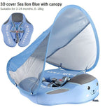 Mambobaby Baby Float Lying Swimming Rings Infant Waist Swim Ring Toddler Swim Trainer Non-inflatable Buoy Pool Accessories Toys