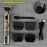 New Electric Hair Trimmer Cordless Shaver Beard Trimmer Electric Shaver for Men 0mm Men Barber Hair Cutting Machine For Men
