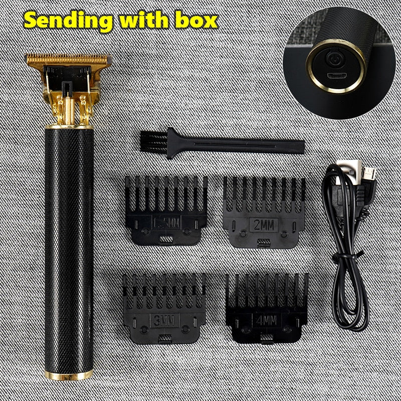 New Electric Hair Trimmer Cordless Shaver Beard Trimmer Electric Shaver for Men 0mm Men Barber Hair Cutting Machine For Men