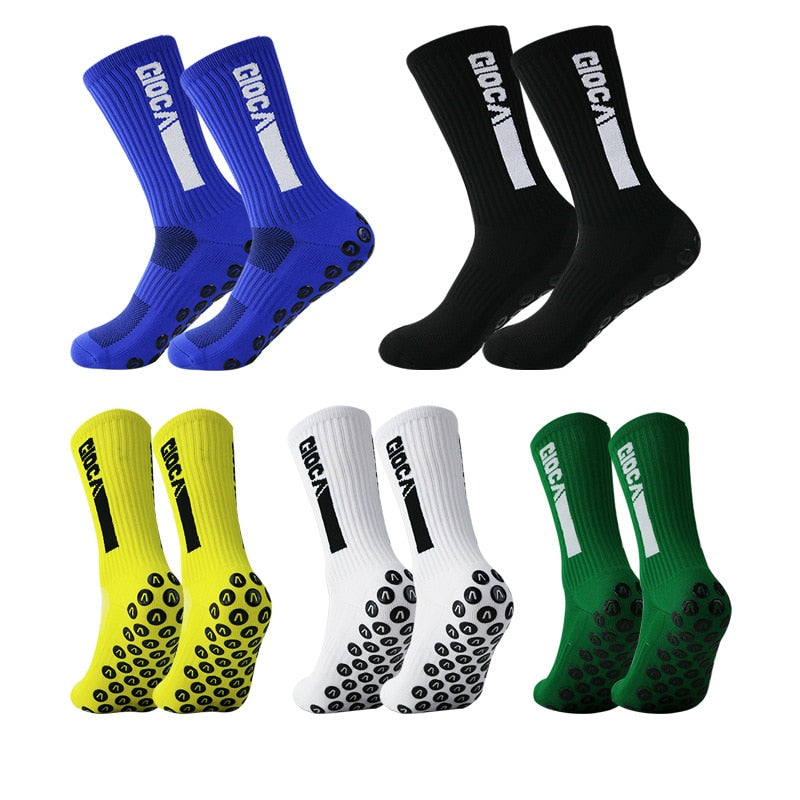 UGUPGRADE 2023 New ANTI SLIP Football Socks Mid Calf Non Slip Soccer Cycling Sports Socks Mens Warm Sock EU38-44