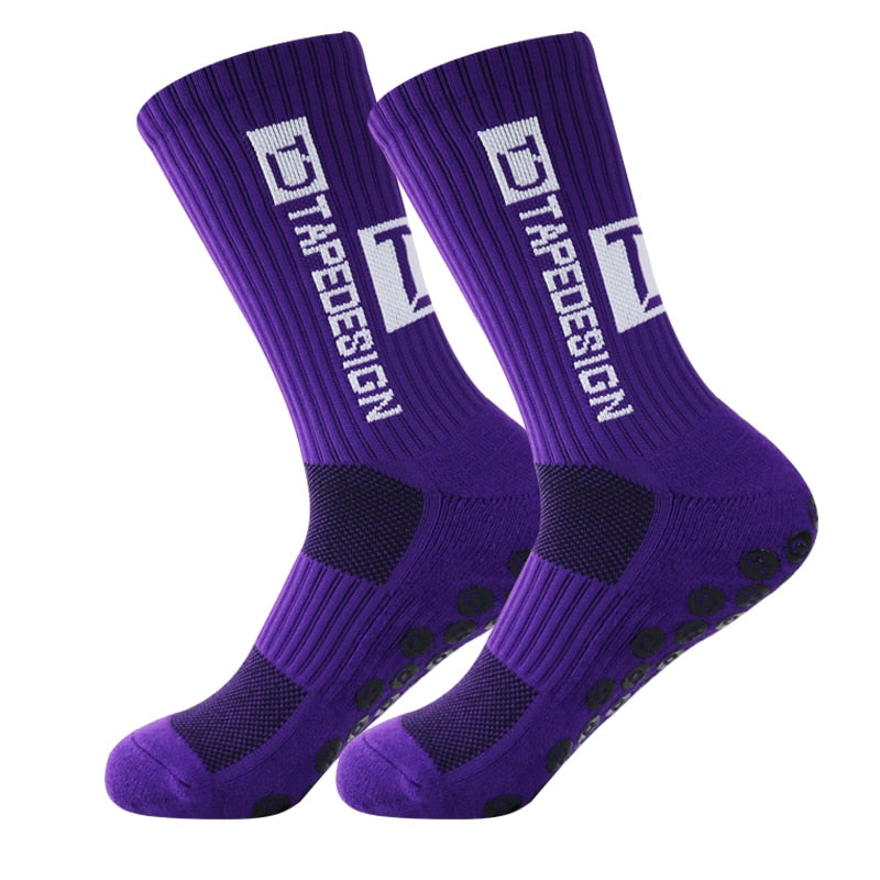 UGUPGRADE 2023 New ANTI SLIP Football Socks Mid Calf Non Slip Soccer Cycling Sports Socks Mens Warm Sock EU38-44