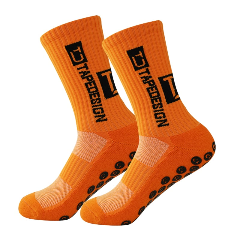 UGUPGRADE 2023 New ANTI SLIP Football Socks Mid Calf Non Slip Soccer Cycling Sports Socks Mens Warm Sock EU38-44