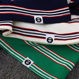 Boys' Striped Long-Sleeved T-shirt Pure Cotton 2022 New Children's Top T Fashion round-Neck Shirt Medium Children's Clothing