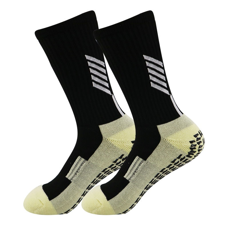UGUPGRADE 2023 New ANTI SLIP Football Socks Mid Calf Non Slip Soccer Cycling Sports Socks Mens Warm Sock EU38-44