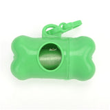 Pet Garbage Bag Storage Box Out Dog Poop Cleaning Storage Bag Bone Plastic Pet Small Dog Outdoor Garbage Poop Dispenser