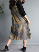 Max LuLu 2023 Summer Korean Womens Fashion Loose Printed Denim Sleeveless Dresses Ladies Luxury Casual Floral Elegant Vestidos