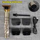 New Electric Hair Trimmer Cordless Shaver Beard Trimmer Electric Shaver for Men 0mm Men Barber Hair Cutting Machine For Men