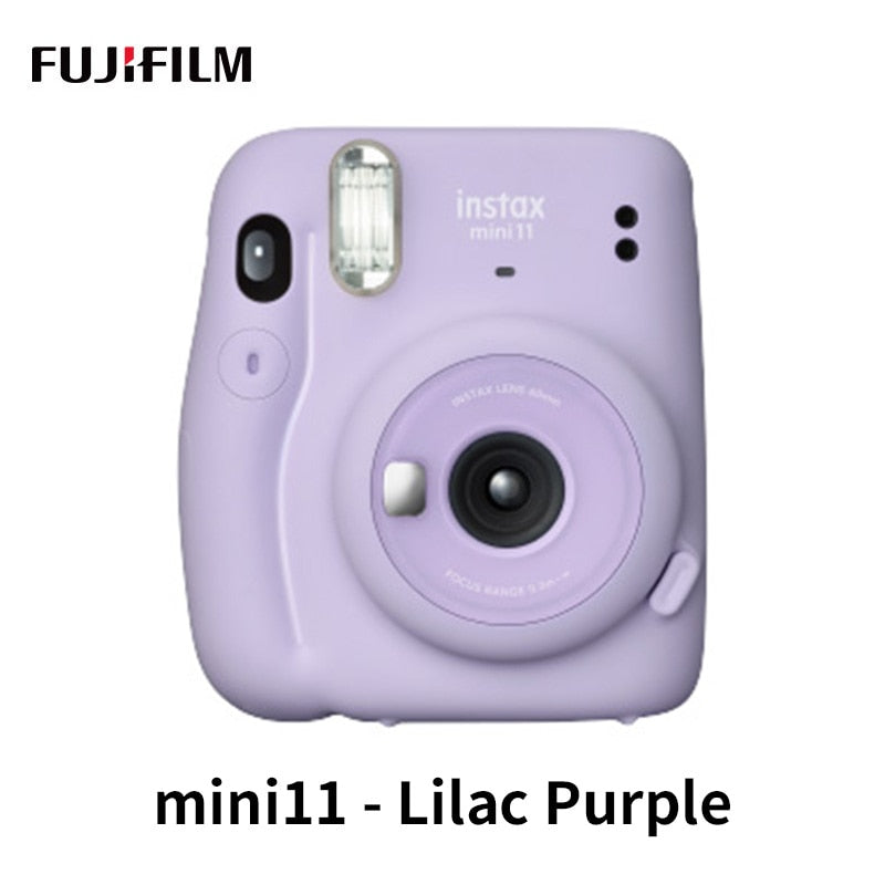 Fuji Genuine Instax Mini11 Instant Camera Origin Fujifilm Pink/Blue/Gray/White/Purple with Instax Mini Film Photo Paper Hot Sale