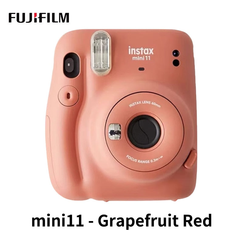 Fuji Genuine Instax Mini11 Instant Camera Origin Fujifilm Pink/Blue/Gray/White/Purple with Instax Mini Film Photo Paper Hot Sale
