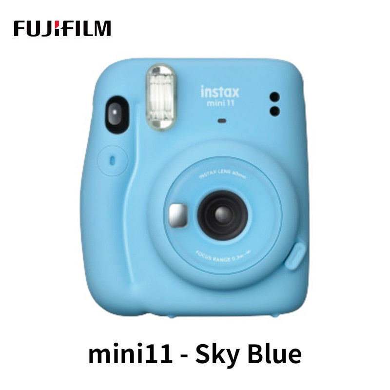 Fuji Genuine Instax Mini11 Instant Camera Origin Fujifilm Pink/Blue/Gray/White/Purple with Instax Mini Film Photo Paper Hot Sale