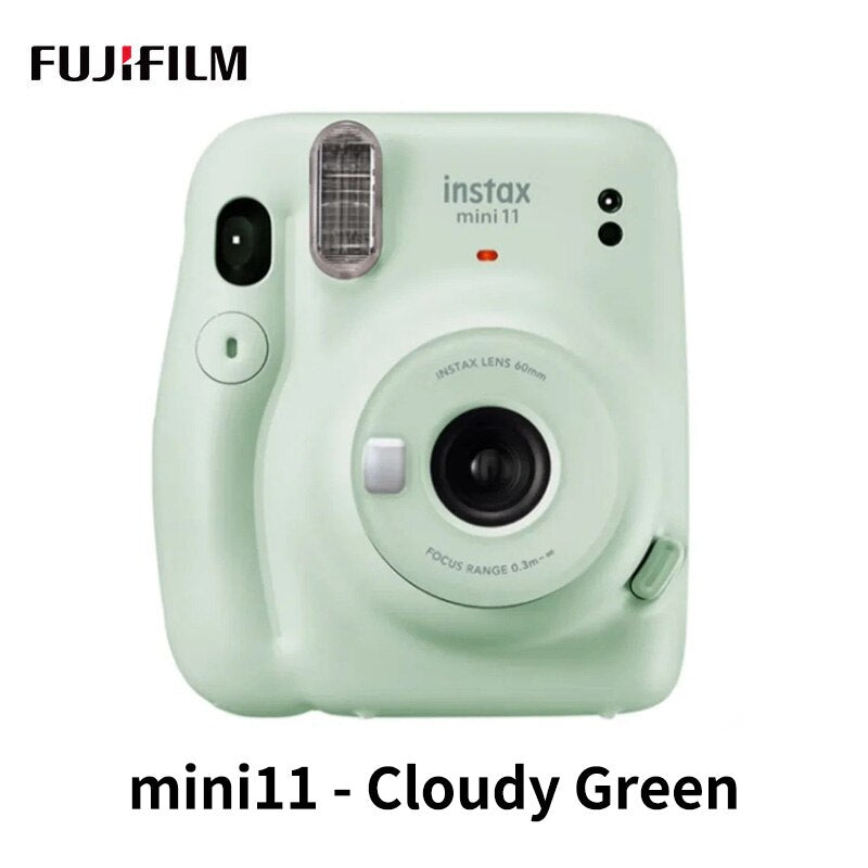 Fuji Genuine Instax Mini11 Instant Camera Origin Fujifilm Pink/Blue/Gray/White/Purple with Instax Mini Film Photo Paper Hot Sale