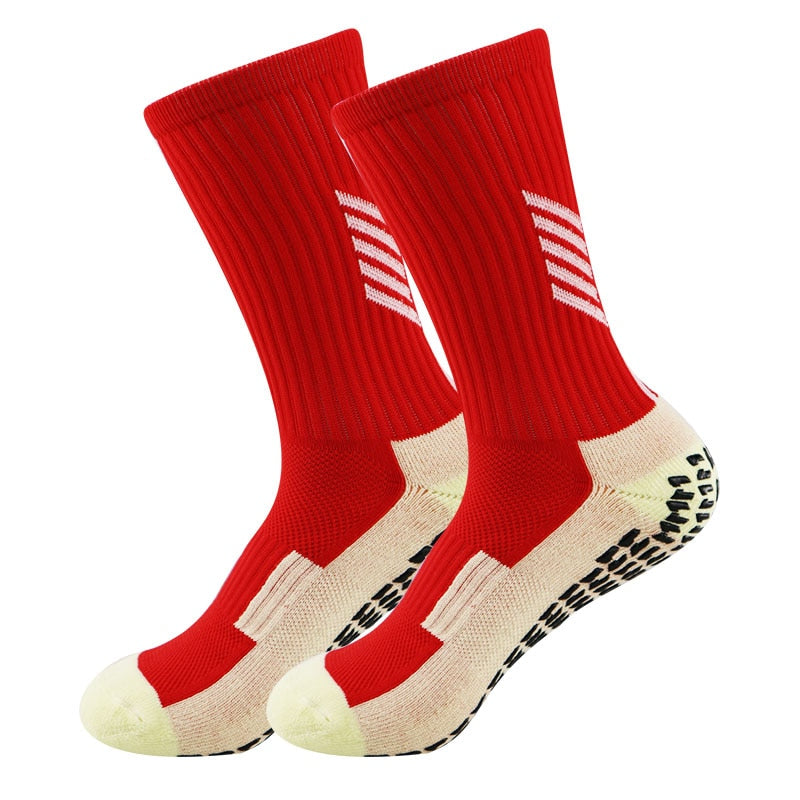 UGUPGRADE 2023 New ANTI SLIP Football Socks Mid Calf Non Slip Soccer Cycling Sports Socks Mens Warm Sock EU38-44