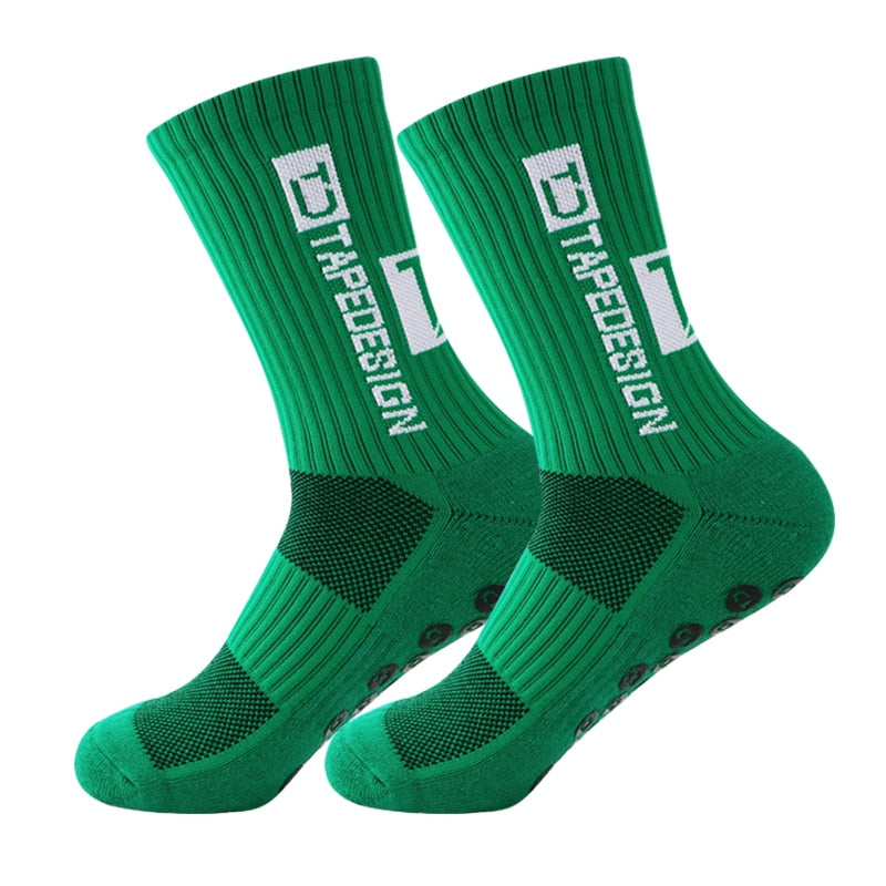 UGUPGRADE 2023 New ANTI SLIP Football Socks Mid Calf Non Slip Soccer Cycling Sports Socks Mens Warm Sock EU38-44