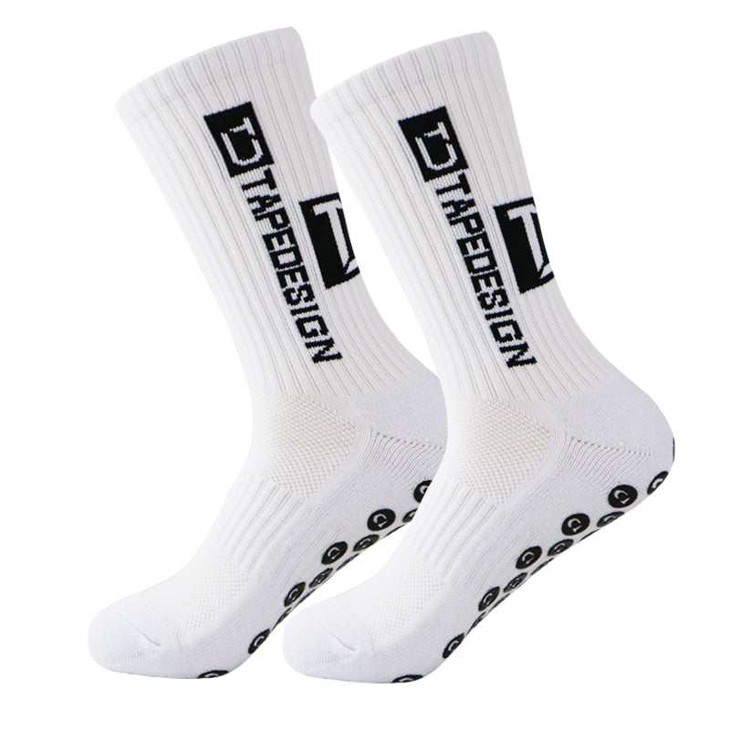 UGUPGRADE 2023 New ANTI SLIP Football Socks Mid Calf Non Slip Soccer Cycling Sports Socks Mens Warm Sock EU38-44