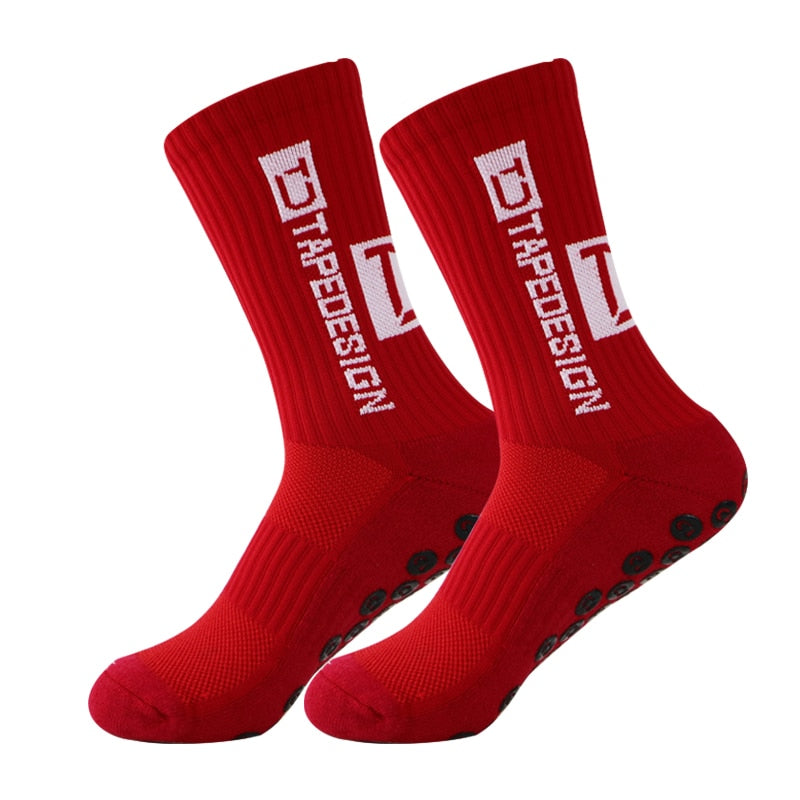 UGUPGRADE 2023 New ANTI SLIP Football Socks Mid Calf Non Slip Soccer Cycling Sports Socks Mens Warm Sock EU38-44