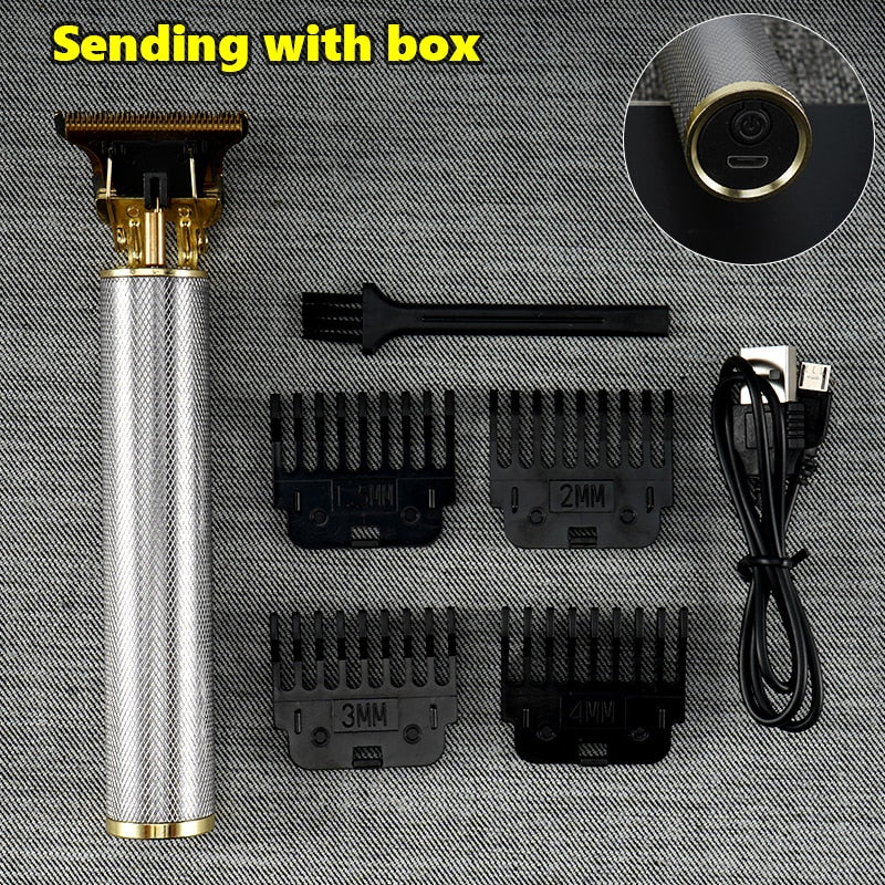 New Electric Hair Trimmer Cordless Shaver Beard Trimmer Electric Shaver for Men 0mm Men Barber Hair Cutting Machine For Men