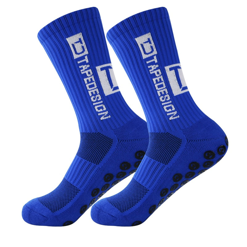UGUPGRADE 2023 New ANTI SLIP Football Socks Mid Calf Non Slip Soccer Cycling Sports Socks Mens Warm Sock EU38-44