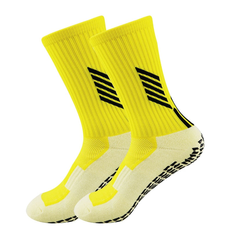 UGUPGRADE 2023 New ANTI SLIP Football Socks Mid Calf Non Slip Soccer Cycling Sports Socks Mens Warm Sock EU38-44