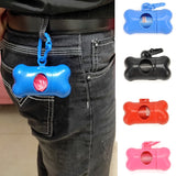 Pet Garbage Bag Storage Box Out Dog Poop Cleaning Storage Bag Bone Plastic Pet Small Dog Outdoor Garbage Poop Dispenser