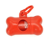 Pet Garbage Bag Storage Box Out Dog Poop Cleaning Storage Bag Bone Plastic Pet Small Dog Outdoor Garbage Poop Dispenser