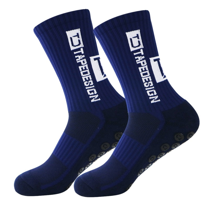UGUPGRADE 2023 New ANTI SLIP Football Socks Mid Calf Non Slip Soccer Cycling Sports Socks Mens Warm Sock EU38-44