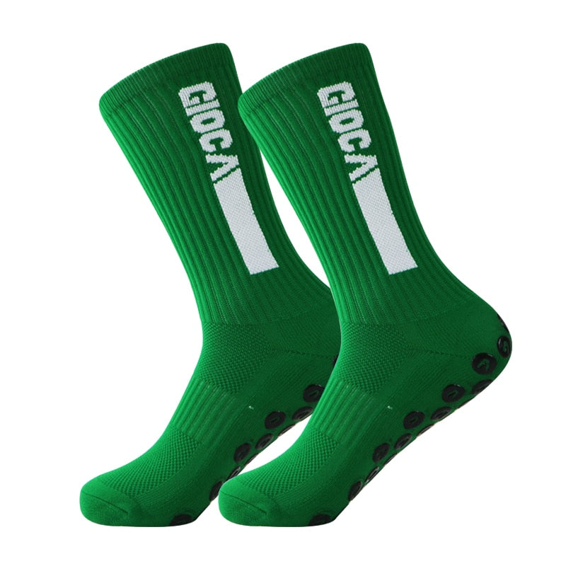 UGUPGRADE 2023 New ANTI SLIP Football Socks Mid Calf Non Slip Soccer Cycling Sports Socks Mens Warm Sock EU38-44