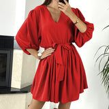 ladys Short Summer Loose Dress