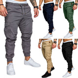 Men's Casual Pants Tethered Elastic Waist Sports