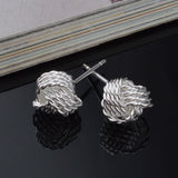 Trendy twisted earrings