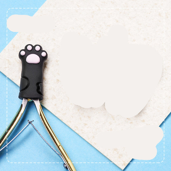 Cute Cat Claw Dead Skin Scissors Protective Cover