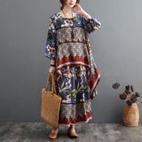 Spring New Large Size Cotton And Linen Ethnic Style Wide Leg Pants Two Piece Suit