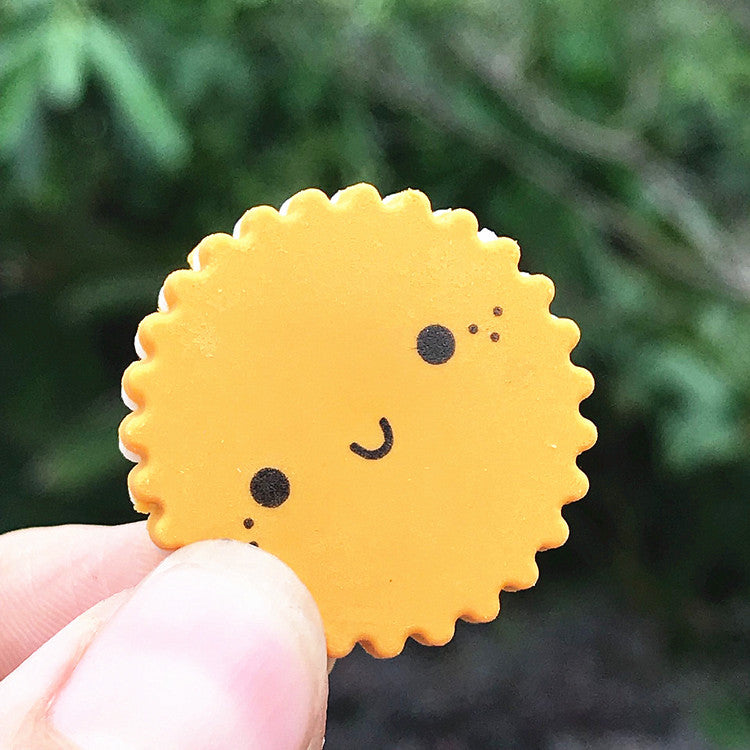 Simulation Milk Biscuit Eraser Set