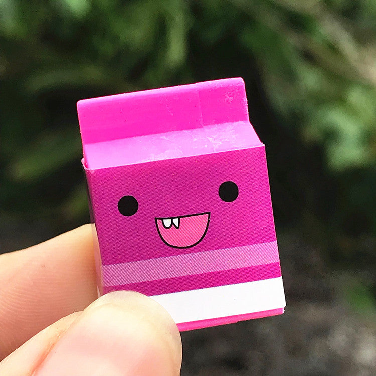 Simulation Milk Biscuit Eraser Set