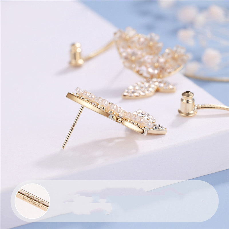 New Trendy Bowknot Tassel Earrings Temperament