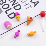 Creative Cute Snack Shape Eraser School Supplies Cartoon Eraser Sassafras