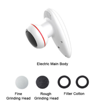 Rechargeable electric pedicure