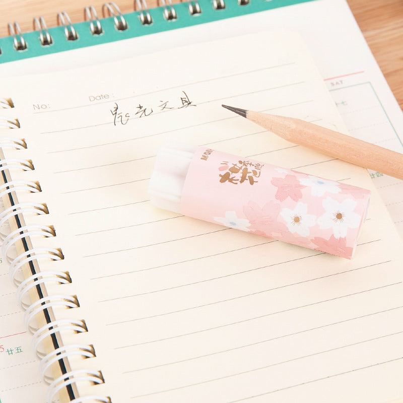 Cherry Blossom Eraser Stationery Eraser Sassafras Cute Cute Girl