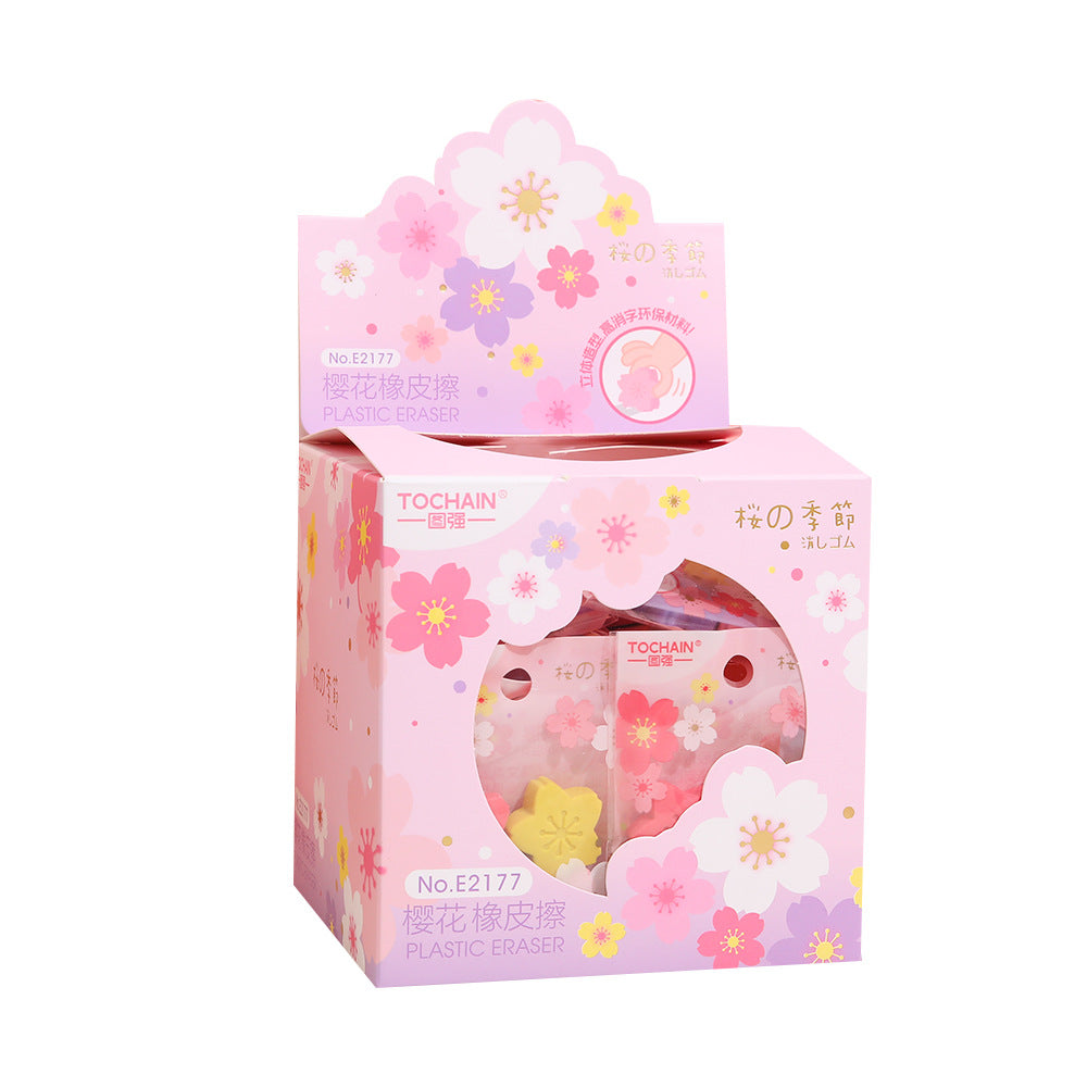 Eraser Cherry Blossom Shape With High Appearance Value