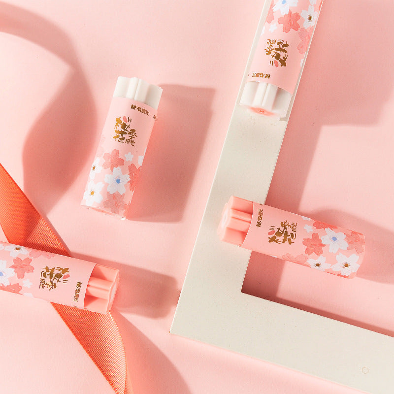 Cherry Blossom Eraser Stationery Eraser Sassafras Cute Cute Girl