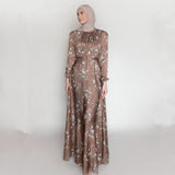 Dubai Elegant Satin Oversized Dress