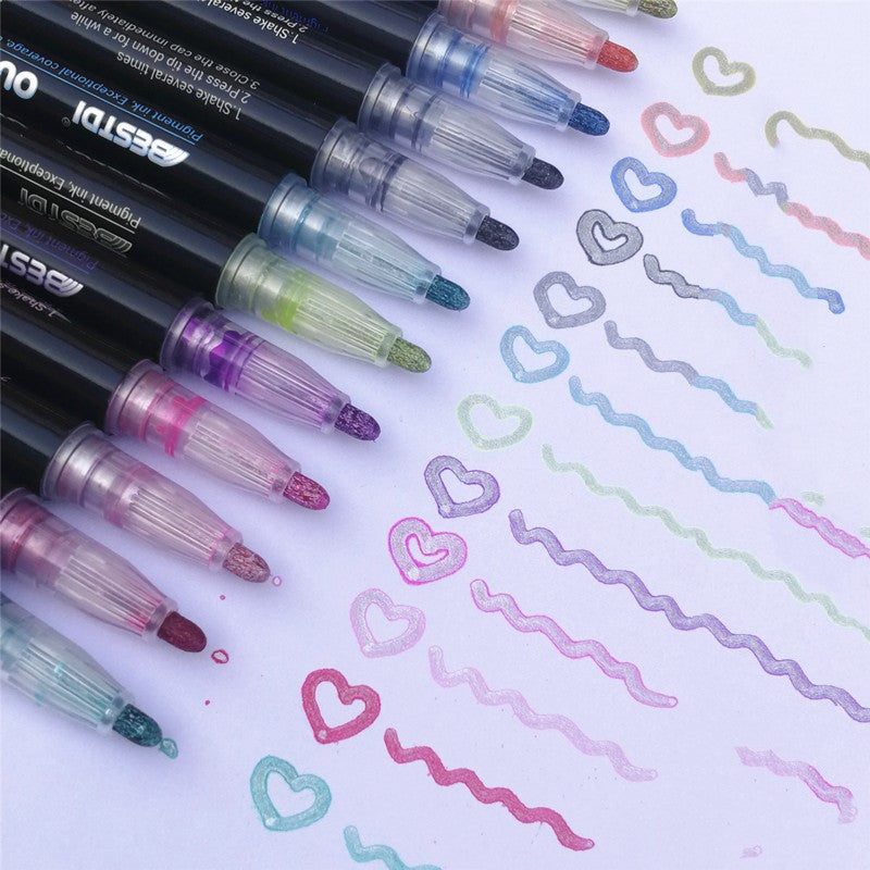 Contour Double Line Pen Flashing Highlighter